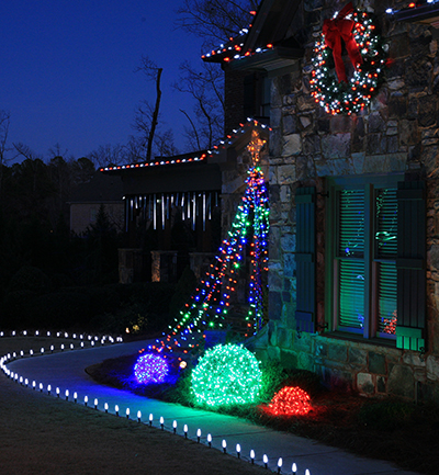 easy outdoor christmas lights